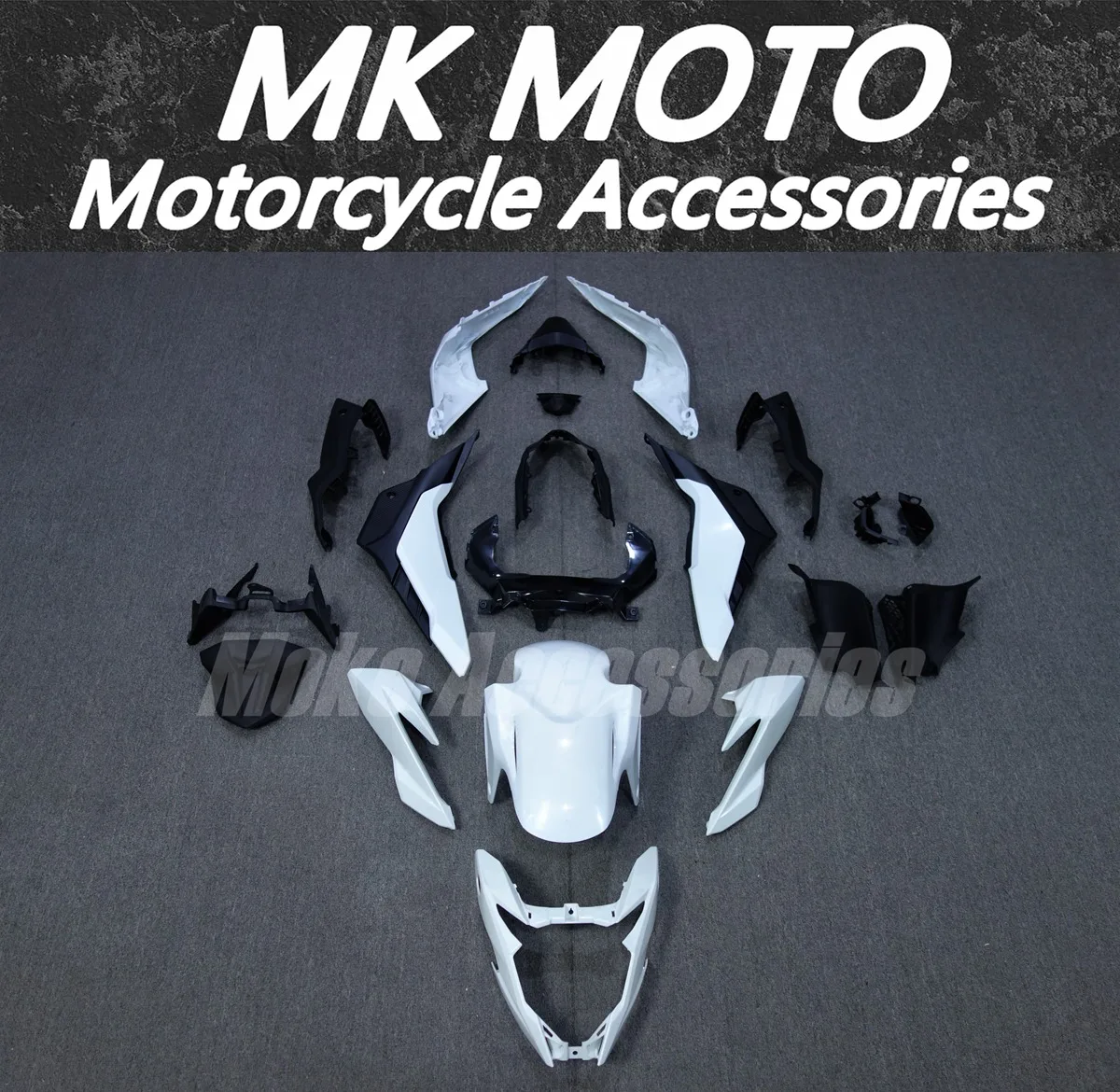 

Moke moto Motorcycle Fairings Kit Fit For CB500F 2016 2017 2018 Bodywork Set ABS Injection Unpainted New
