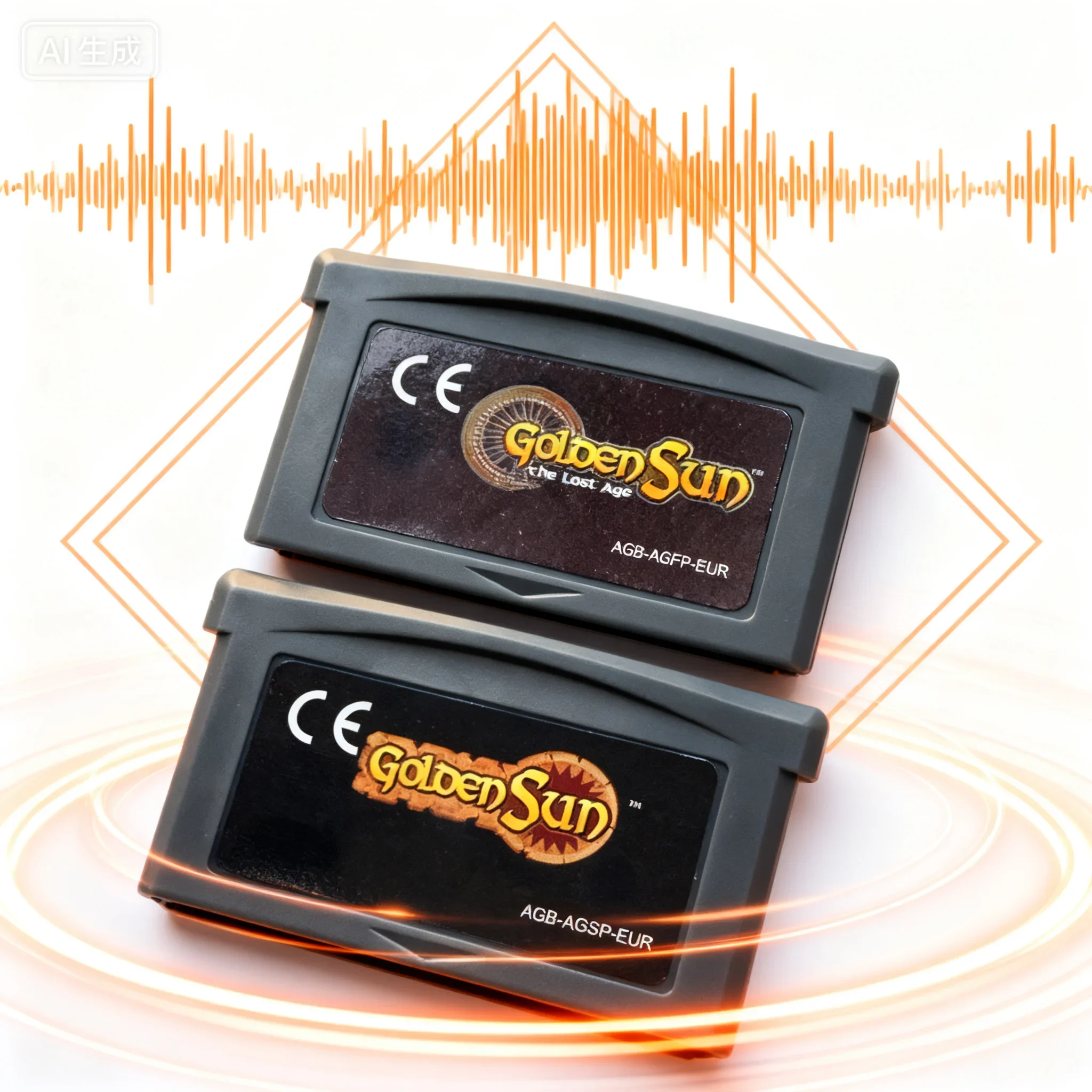 Cartucho de placa de vídeo Golden Sun/The Lost Age para ferramenta de console em inglês GBA SP NDS NDSL