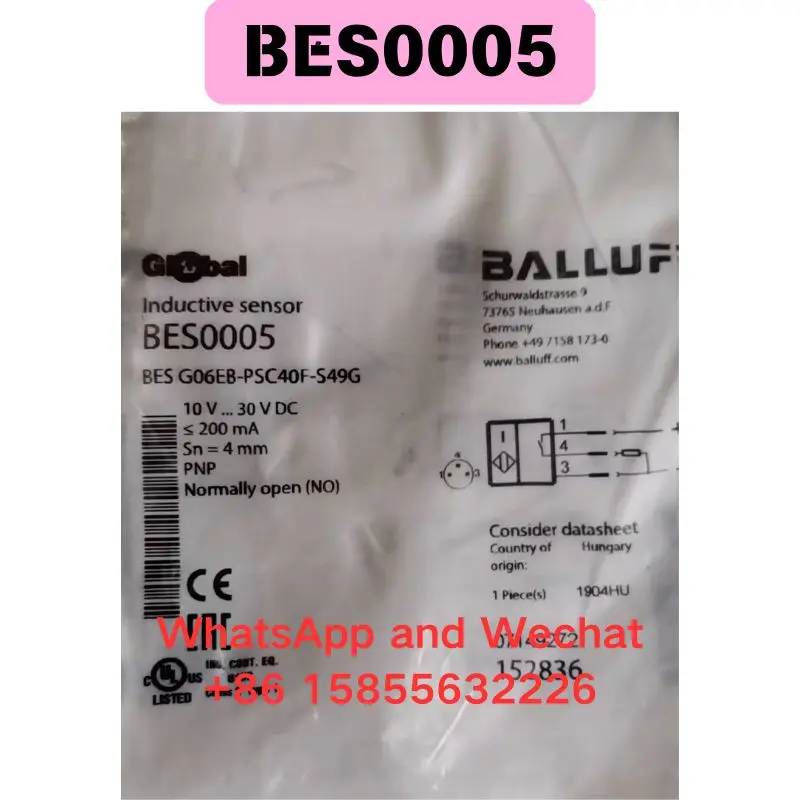 Brand new original imported BES0005 G06EB-PSC40F-S49G switch