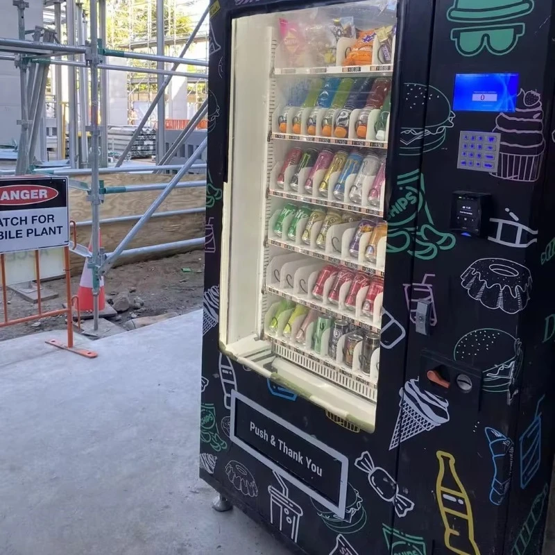 Unattended Snack and Drink Retail Machine with Anti Theft Design and Reliable Delivery Easy Operation Customized