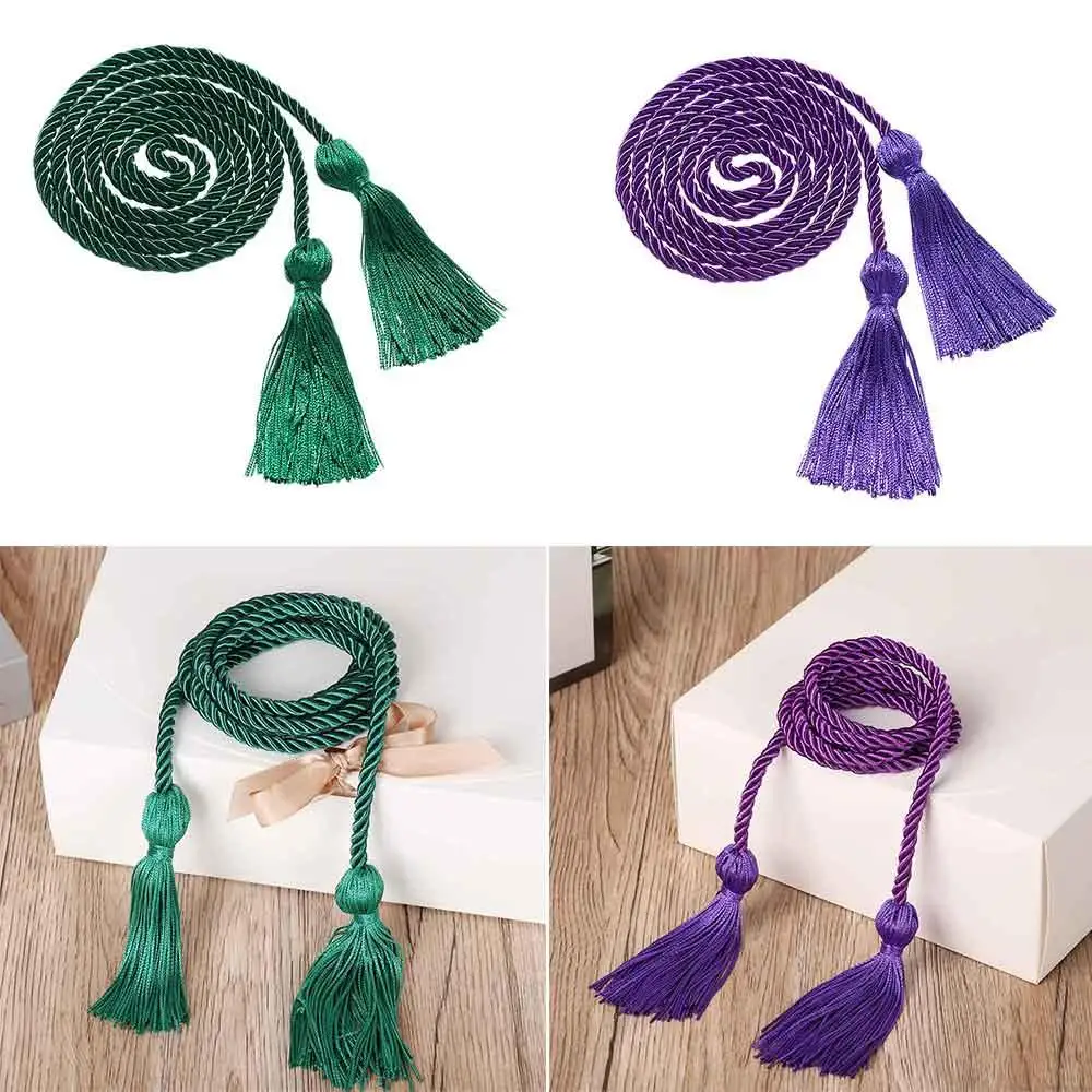 Graduation Students Party Supplies Celebration Photo Props Bachelor Gown Tassels Cord Yarn Honor Cord Graduation Honor Cords