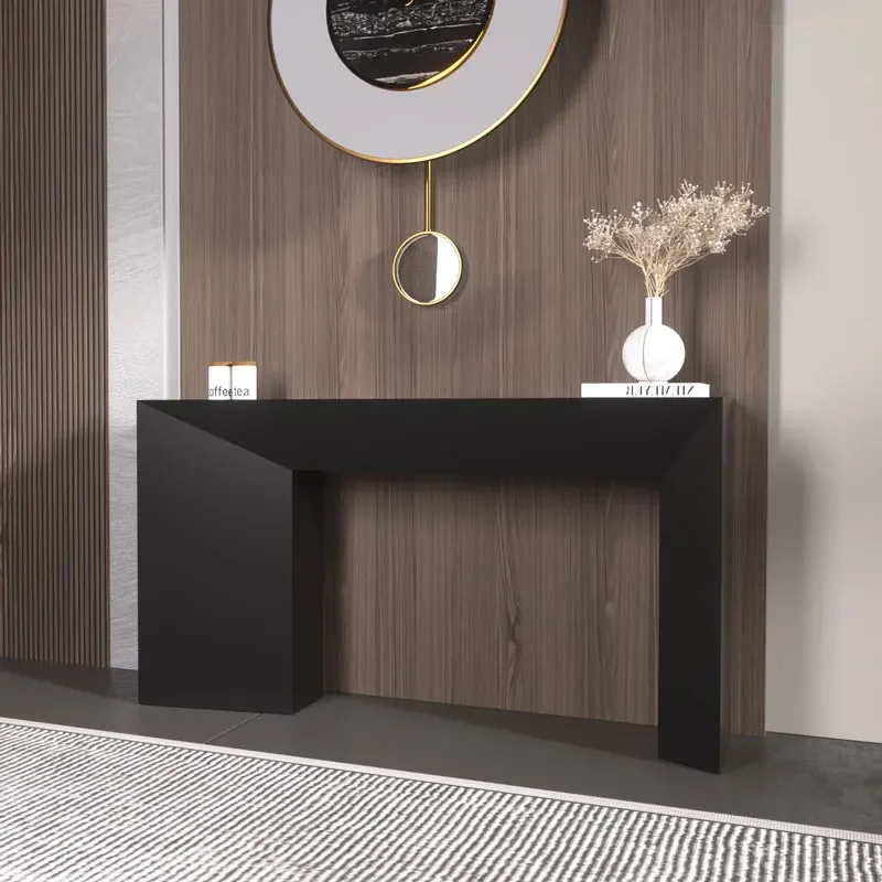 Modern Italian Console Table Minimalist Narrow Rectangular Luxury Console Table Trendy Entrance Console Meuble House Furniture