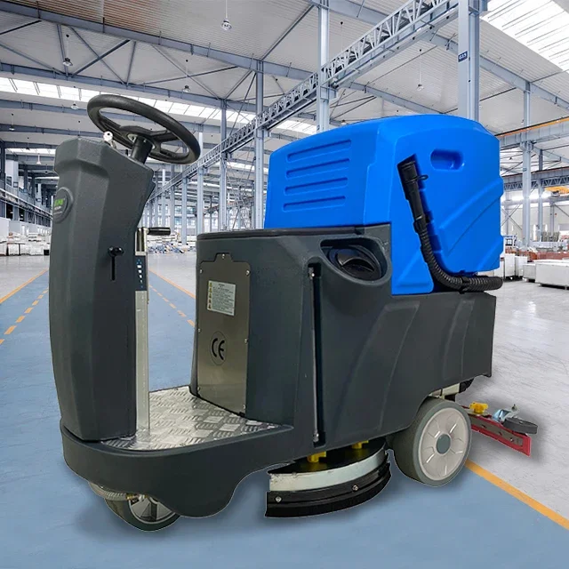 YG Brand Model A22 Ride on Floor Scrubber Cleaning Machine 560/780MM 24V/500W 85L 180RPM 145BAR Floor Scrubber Drier with CE