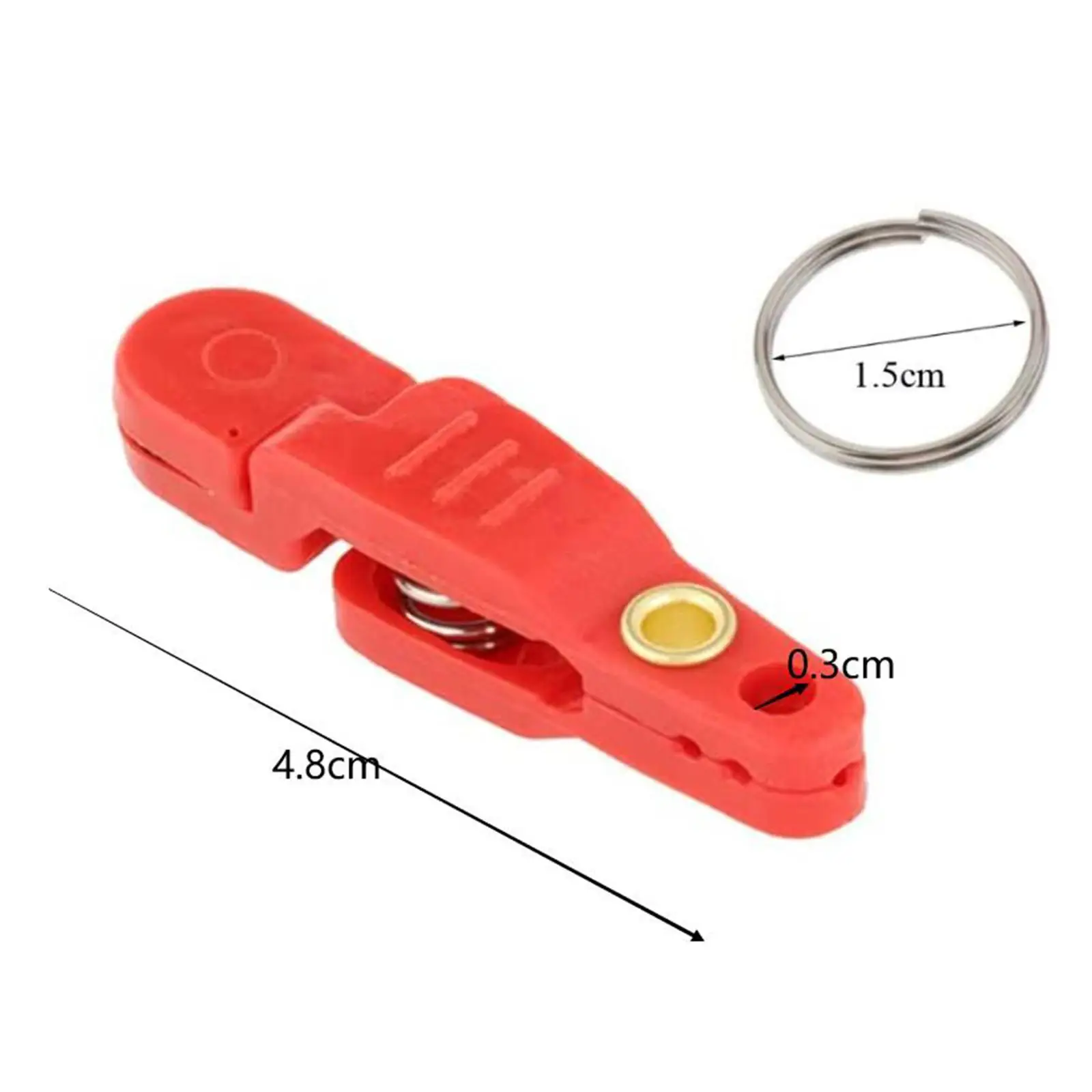 Offshore Fishing Outrigger Adjustable Quick Release Clips ABS Durable Snap Fishing Clip for Manual Reel Accessories