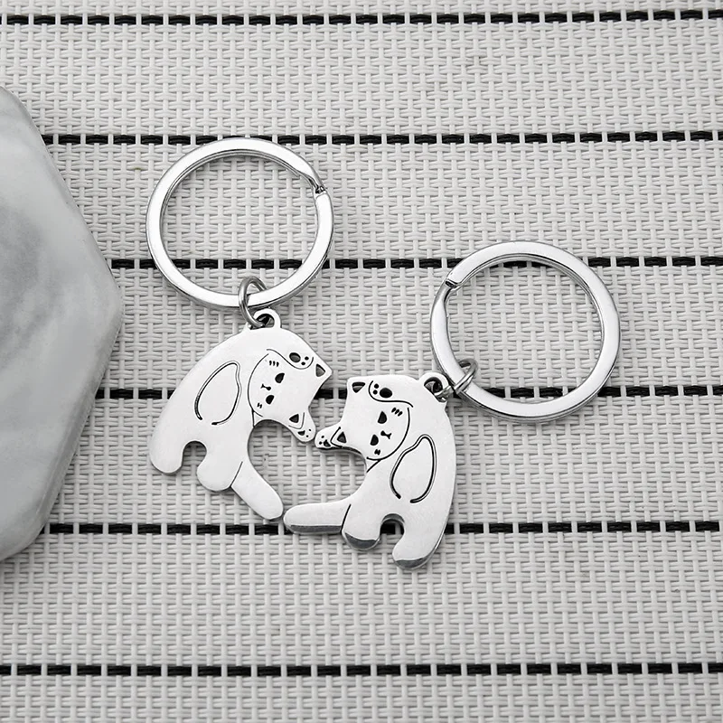 Schlüsselanhänger für Paare, süßes Valentinstagsgeschenk für Freundin, Freund, ihn, ihre Katze, Liebhaber, beste Freundin, Ehemann, Ehefrau, Fiancée-Geschenk – Detail 1