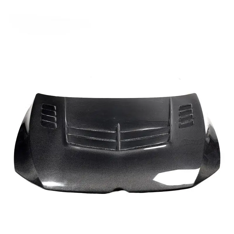 For Golf 7 MK7 V Model Langyu New Carbon Fiber Vertical Billet Screw-On Hood