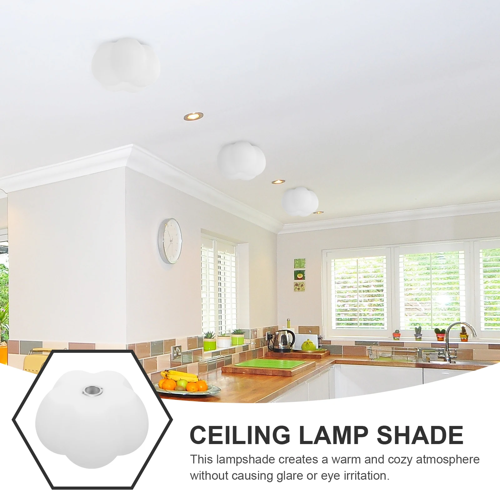 

Modern Lamp Shade Cream Style Smooth Surface Texture Replacement Lampshade for Living Room Kitchen Cafe Lamp Shades