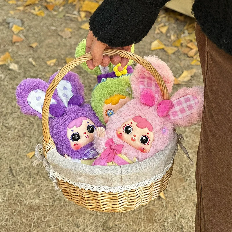 Sameul Little Bear And Little Rabbit Happy Picnic Series Blind Box Circe Small Animal Outing Series Surprise Box Bag Pendant