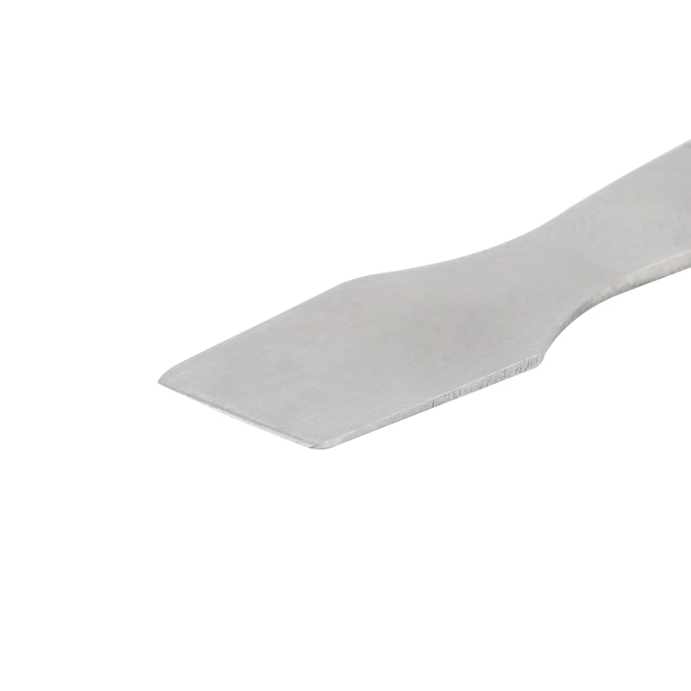 Spudger plano de acero inoxidable, raspador de Metal, herramientas de apertura de palanca para teléfono móvil, tableta, portátil, herramienta de reparación de pantalla de eliminación de pegamento, 2 uds.