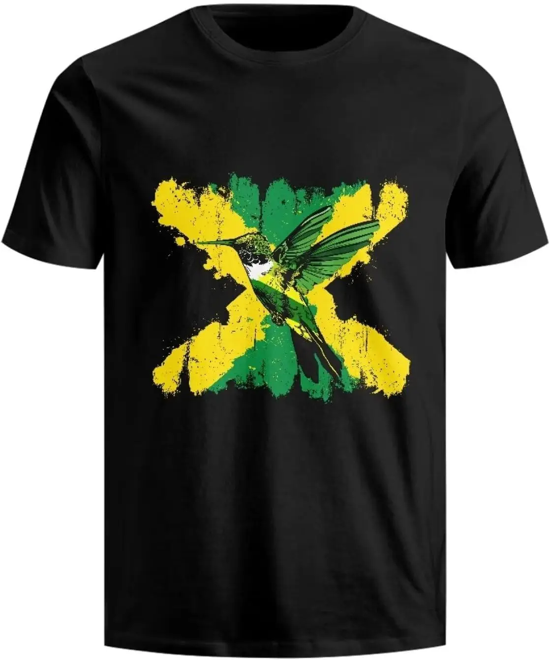 Jamaica T Shirt for Women Boyfriend Tees for Women Plus Size Round Neck