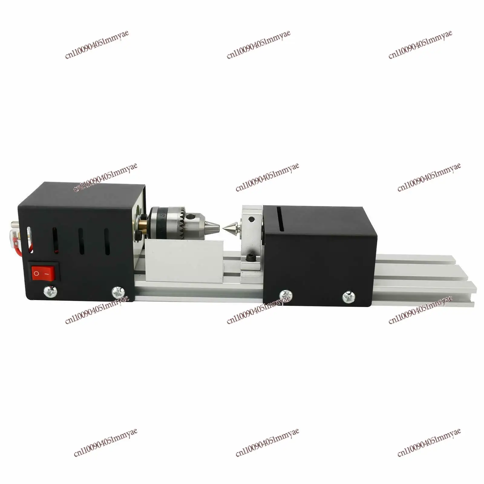 

100W Woodworking Mini Mechanical Lathe Grinding Set Polishing Drill Tool Wood Lathe Machine Speed Adjustable DIY 110-220V