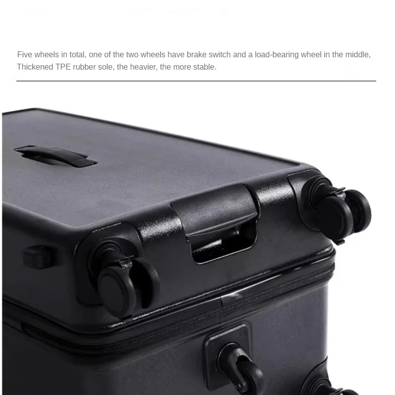 Super Suitcase 32/36 Inch Large Capacity Ultra Light Trunk Unisex Wide Handle Fashion Trolley Case for Students Carry on Luggage