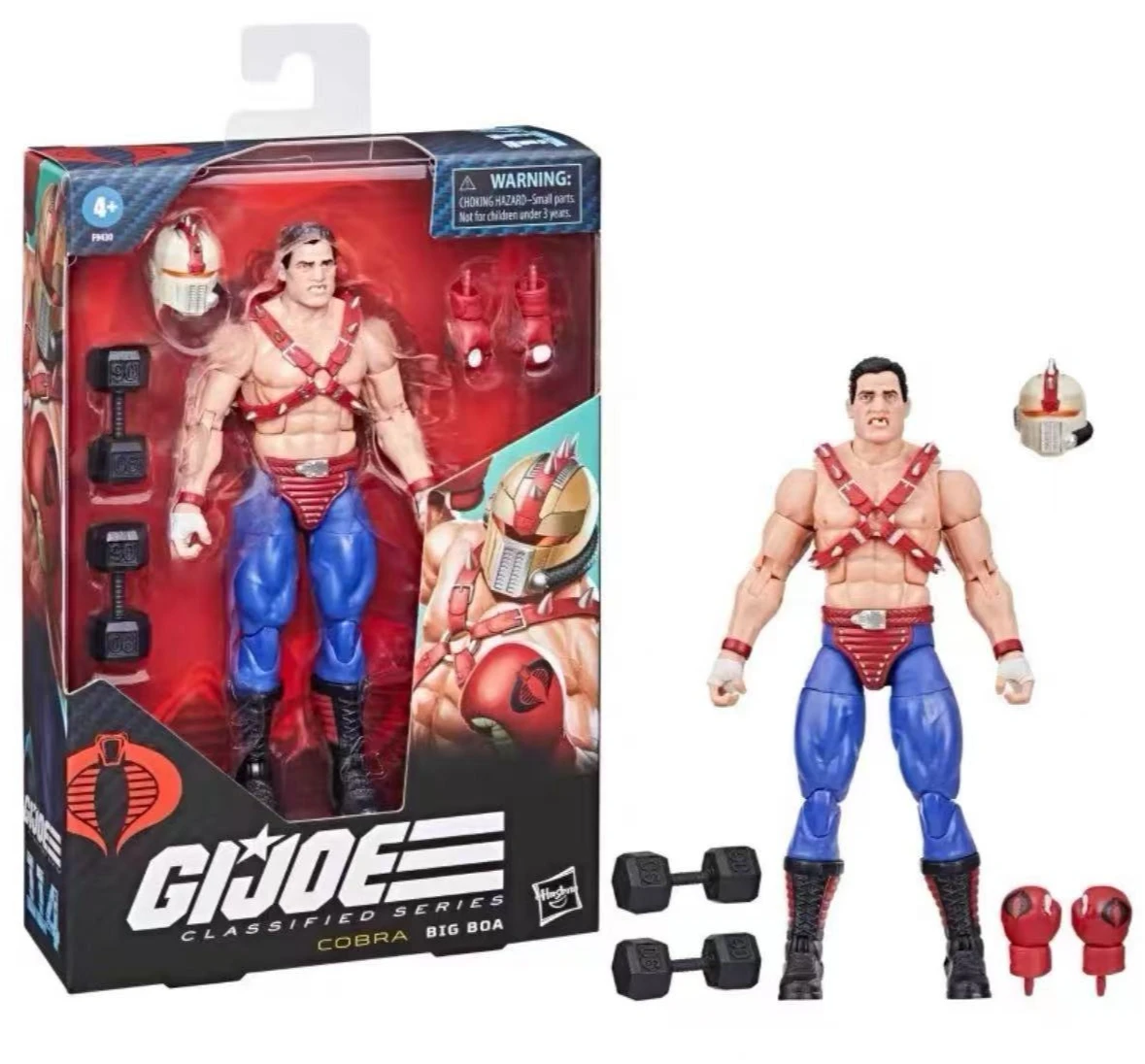 

В наличии 6-дюймовая модель фигурки-боксера Hasbro Cobra Boxer Moving