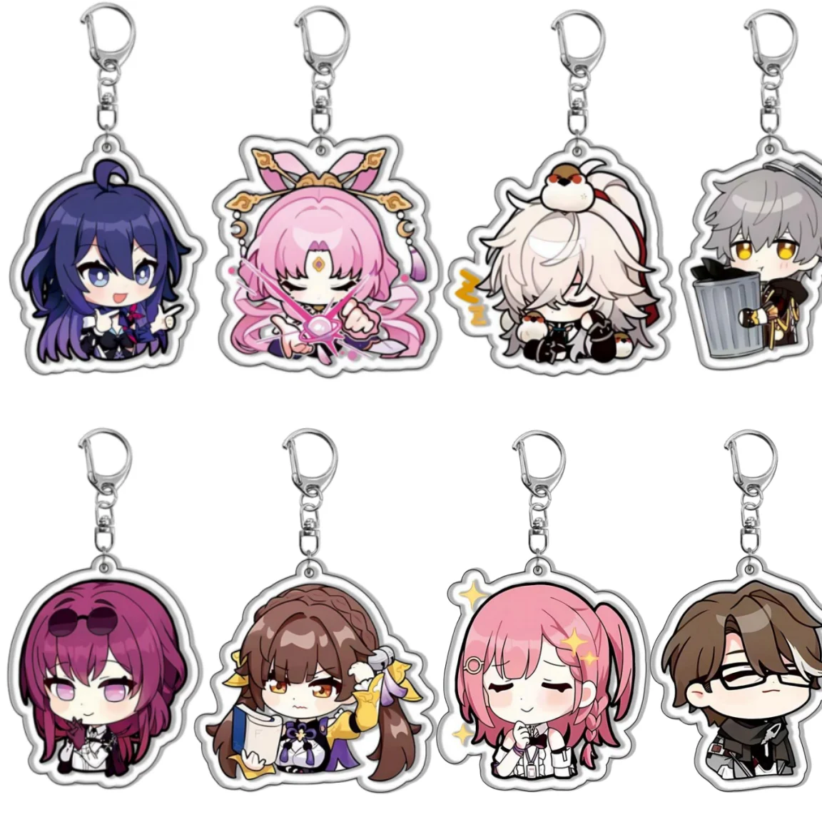 

Cute Game Honkai Star Rail Keychain Blade Imbibitor Lunae for Accessories Bag Impact 3rd Pendant Kafka Key Chain Ring Gifts 6CM