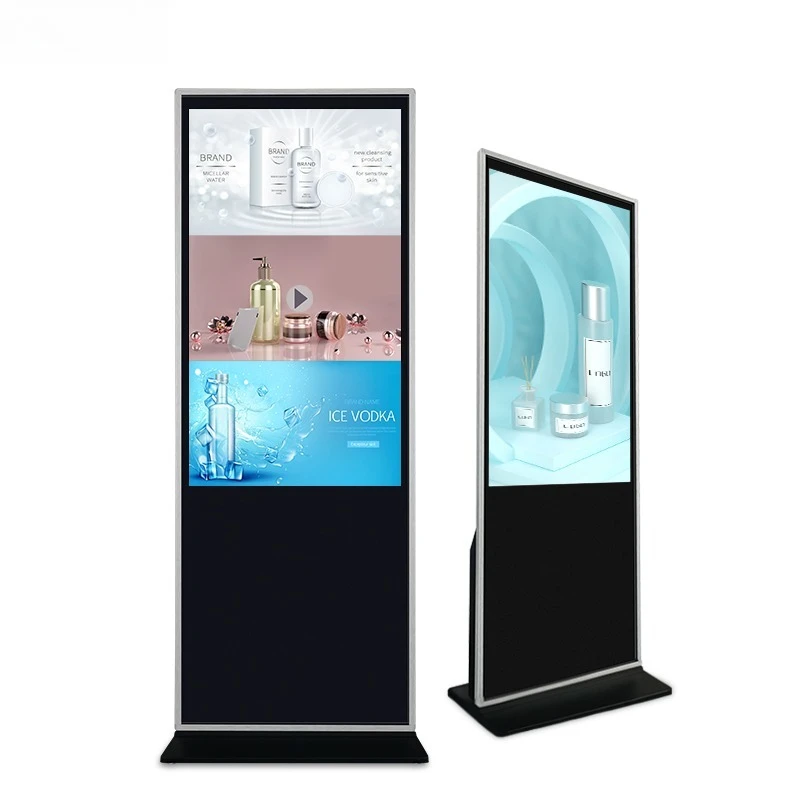 Hot Selling 4K Smart Board Digital Multi Touch Screen Interactive Vertical ultra Thin Electronic Standing Signage