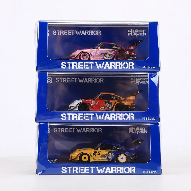 SW 1:64 mini RWB993 Wide Body modified High tail Animation Paint Alloy car model Limited collection set