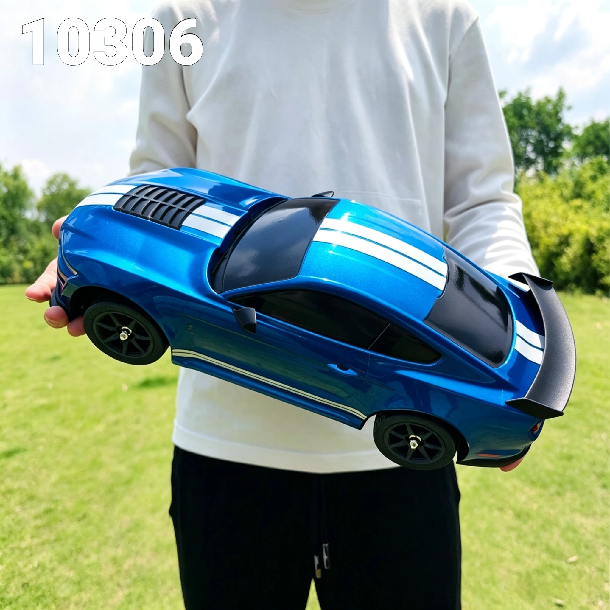 MJX 10306 1/10 Drift Flat Running Brushless Simulation RC Car Model Four-wheel Drive High Speed Racing Remote Control Car Model