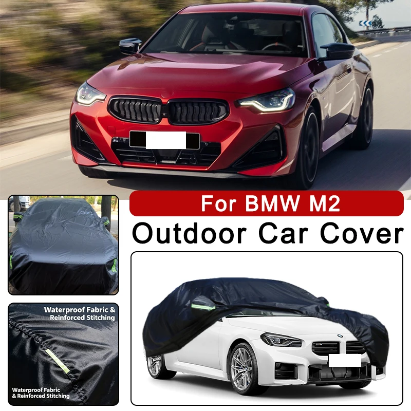 

Outdoor Car Cover Waterproof Dustproof UV Sun Protection, Full Car Protector Exterior Accessories For BMW M2 F87 G87