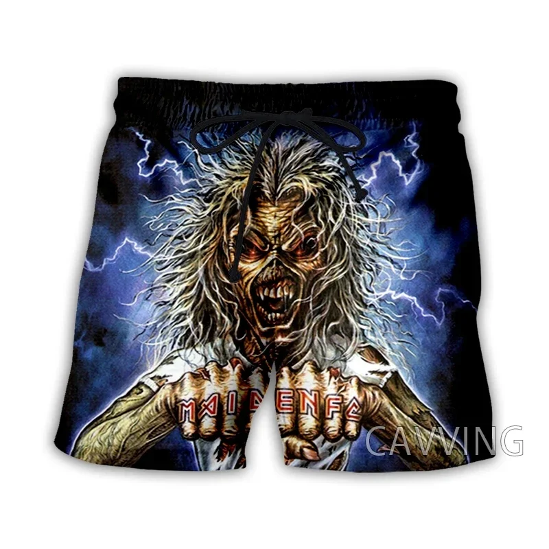 New Fashion 3D Printed Gothic Retro Horror Skull Summer Beach Shorts Street Men Quick Drying Vacation Casual Fashion Shorts