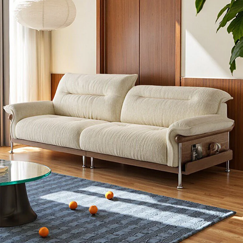 Chenier solid wood twilight cloud fabric sofa living room removable and washable
