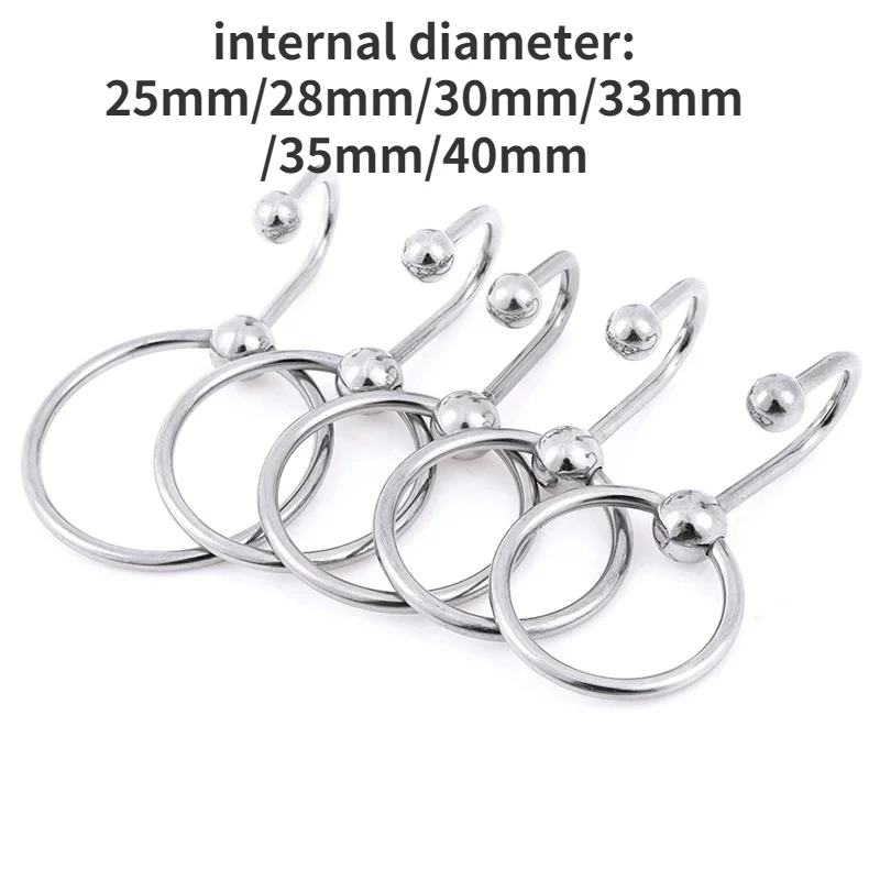 Metal Glans Penis Ring Urethral Catheter Chastity Cage Cock Ring Penis Delay Ring Cock Ring Sexy Chastity Sex Toys for Couples