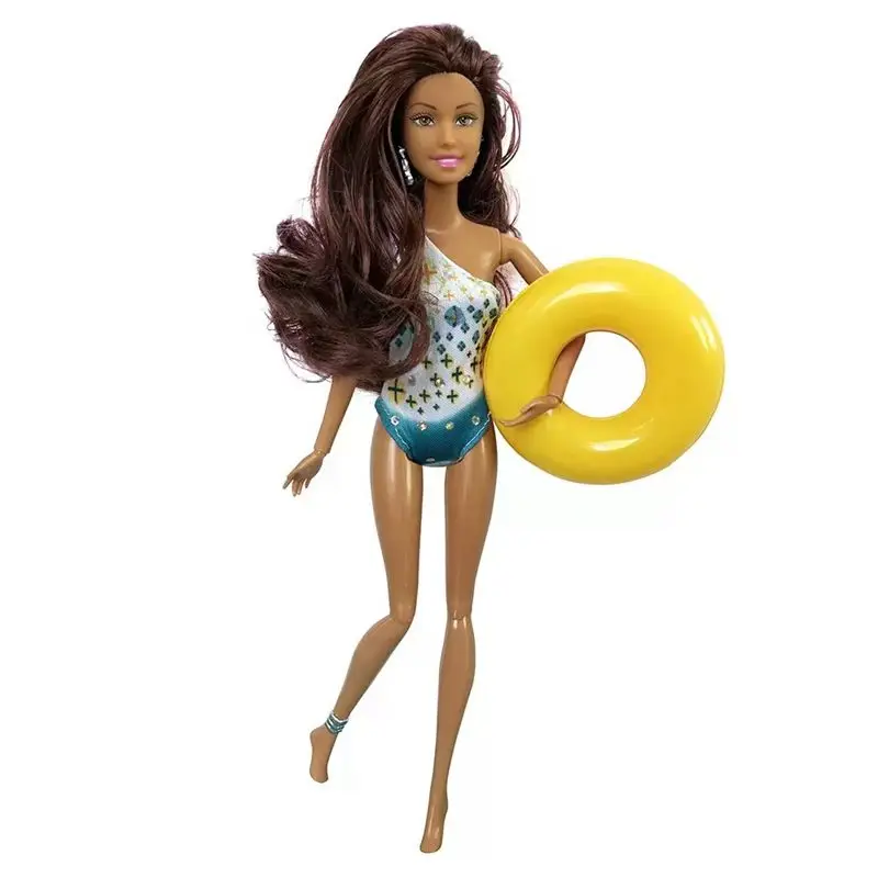 Muñeca negra femenina de 30cm, artículos Kawaii, figura de moda, pelo largo, juguetes para mujer, Barbie, juego para niños, regalo de cumpleaños