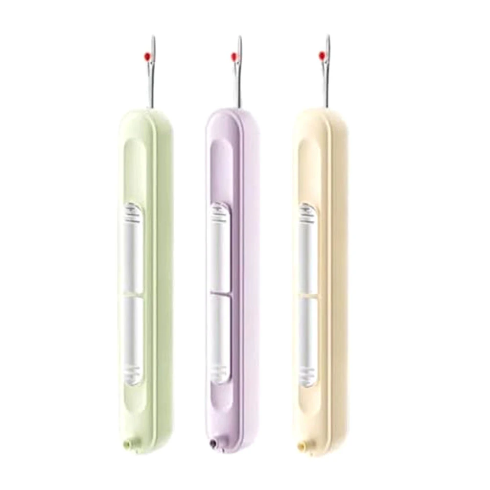 3Pcs Plug-in Needle Threader, Upgraded Needle Threader Seam Ripper Tool for Hand Sewing Knitting Craft Quilting Supplies