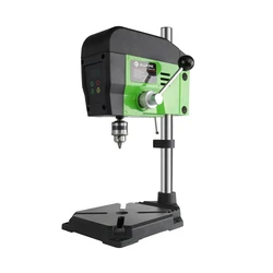 Allsome 4-Speed Cast Iron Benchtop Drill Press Drilling machine Compatible for Makita 18V battery and AC 220V Adapter