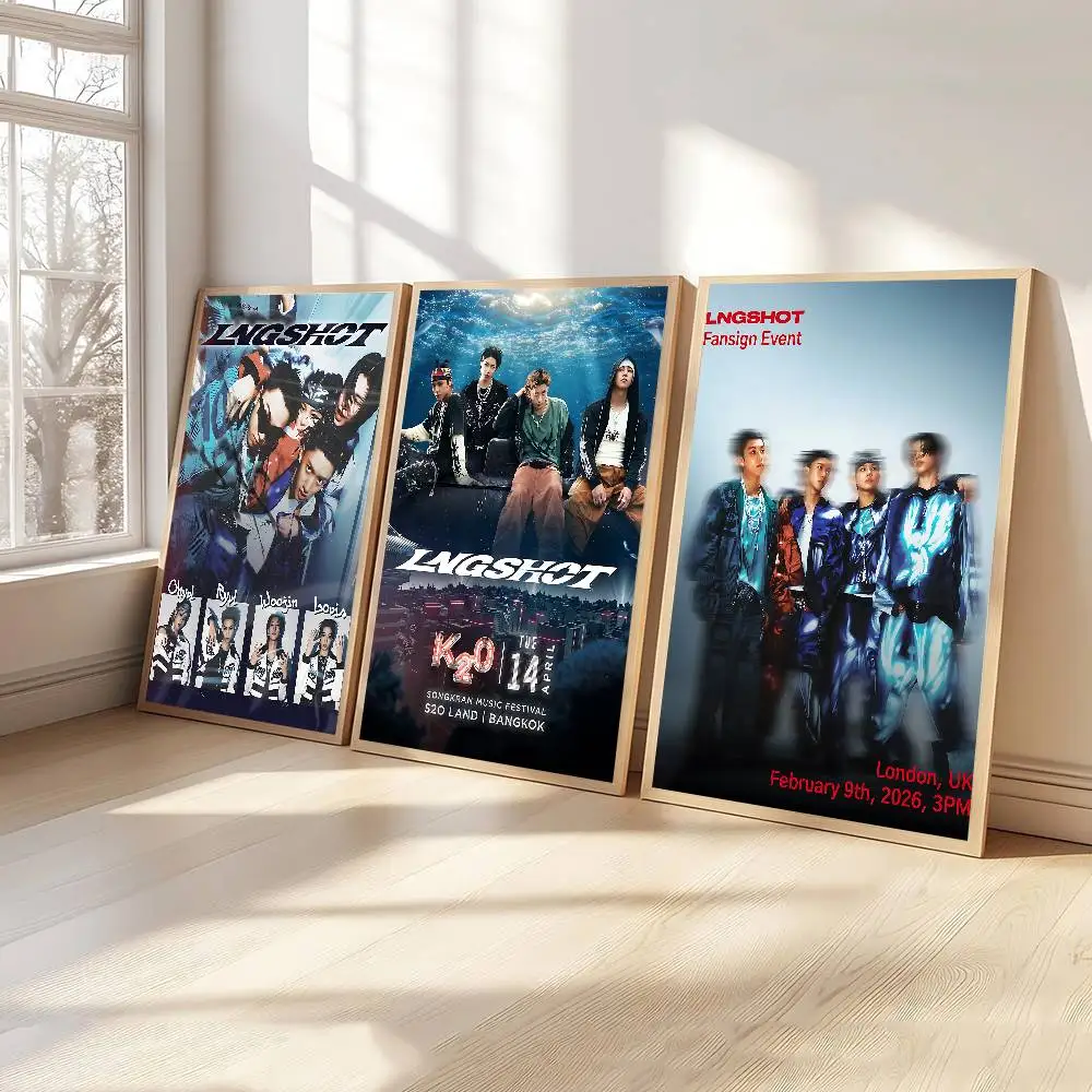 LNGSHOT Debut EP SHOT CALLERS DIY Sticky Poster Whitepaper Prints Posters Artwork Vintage Decorative Painting