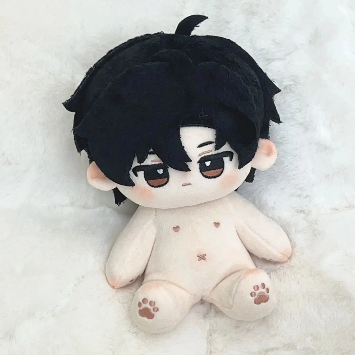 

20cm Cotton Doll Cosplay Game Beyond the World Gu Shiye Cute Plush Doll Children Adult's Students Friends Cartoon DIY Gift Toys