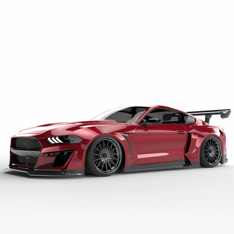 Complete Facelift Wide‑Body Aero Body Kit Includes Carbon Fiber Flares, Front Lip, Rear Diffuser, Spoiler & Side Skirts E