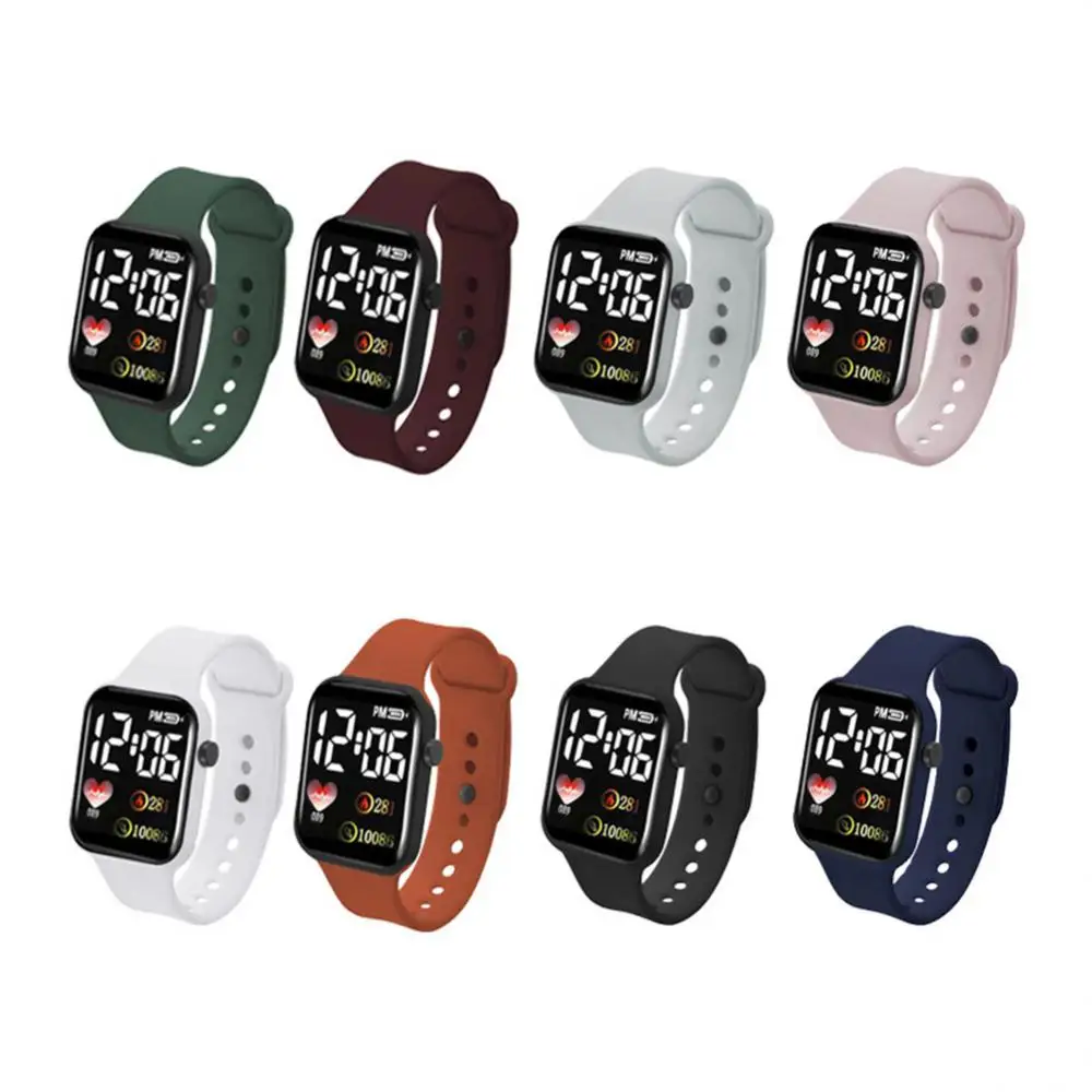 Reloj orologi digitali bambini bambini impermeabile Led orologio digitale cinturino in Silicone ultraleggero coppia studente ragazzi ragazze