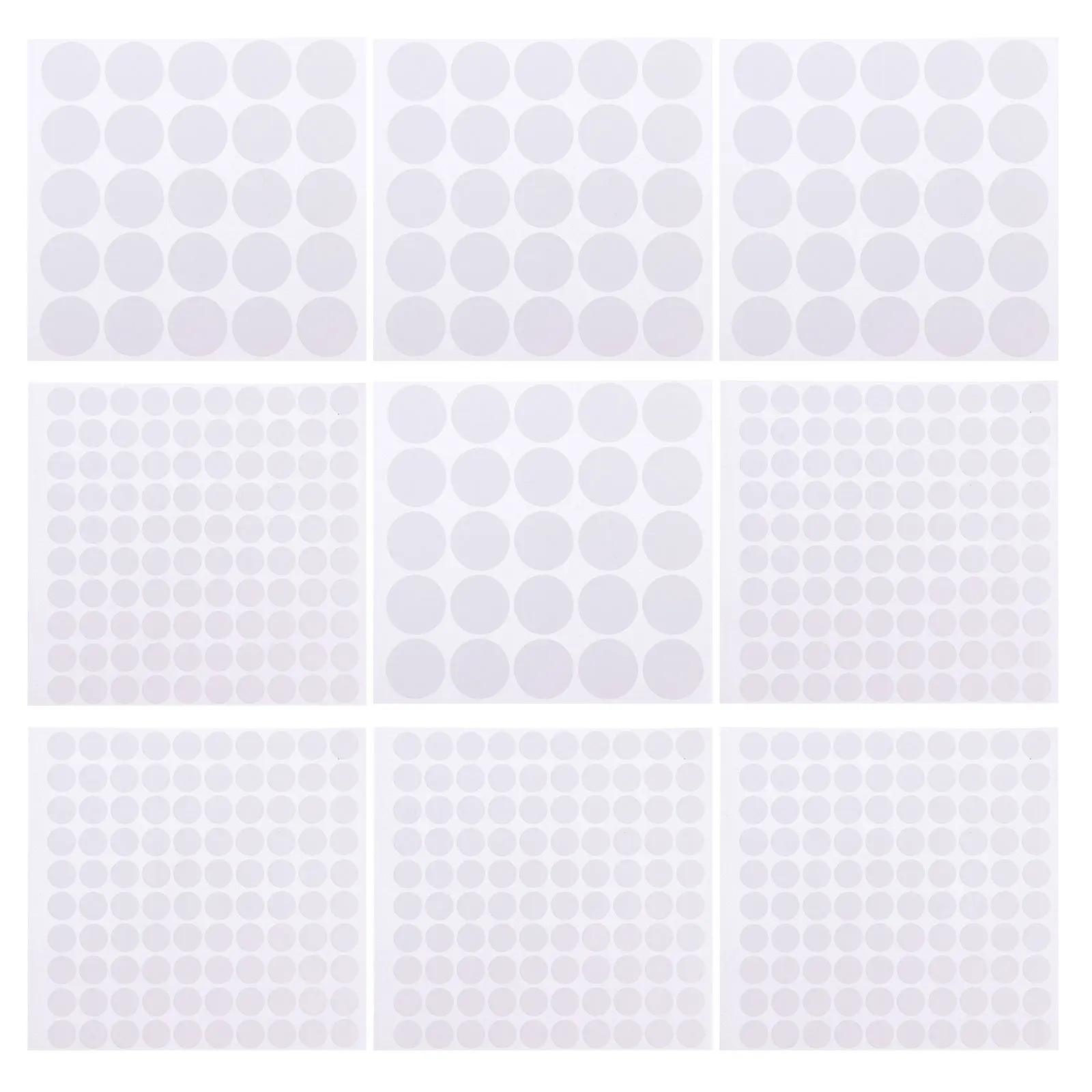 

20 Sheets Dual-Adhesive Dots Circular Mounts Craft Supplies Double Sided Stickers Party Decoration Safe Foam Tape