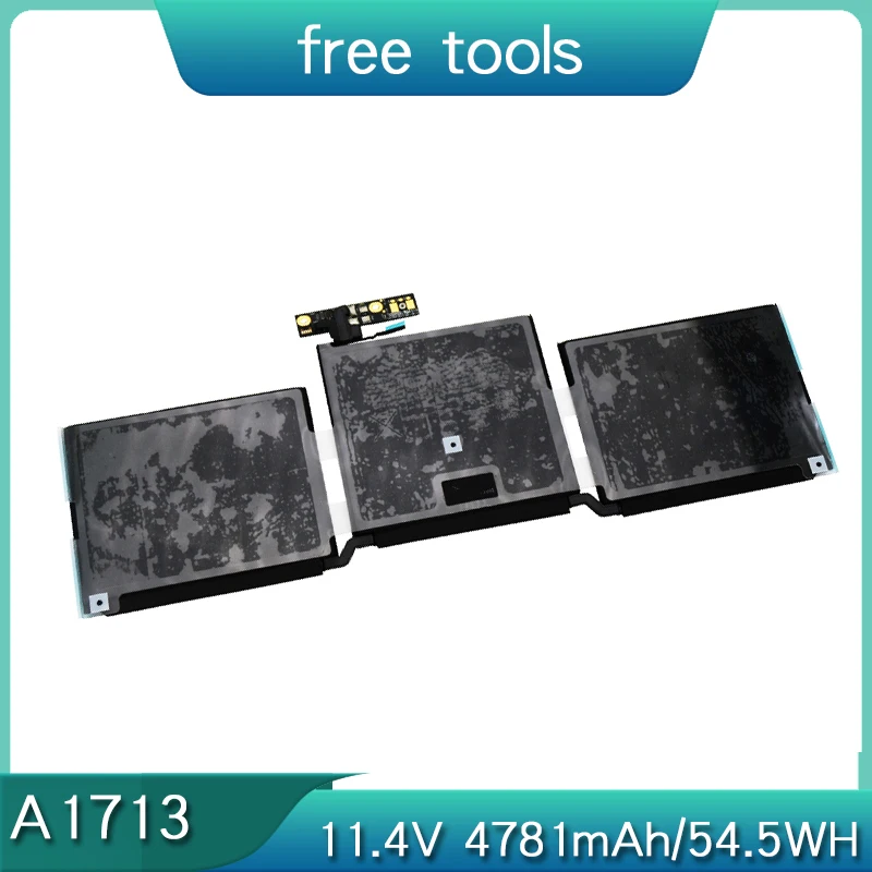 Новый аккумулятор A1713 11,4 В 54,5 Втч для Apple MacBook Pro 13 дюймов A1708 2016-2017 года MLUQ2CH/A MLL42CH/A EMC2978 EMC3164 020-00946 Новый аккумулятор A1713 11,4 В 54,5 Втч для Apple MacBook Pro 13 дюймов A1708 2016-2017 года MLUQ2CH/A MLL42CH/A EMC2978 EMC3164 020-00946