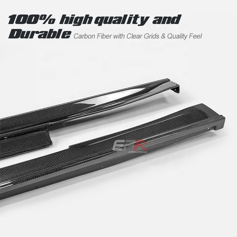 مناسبة لنيسان R35 GTR 08-17 ألياف الكربون الجانب تنورة مخصصة 24VR N نوع الملحقات الخارجية الحقيقية مجموعات هيكل السيارة #5