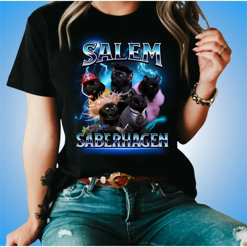 

Рубашка Salem Saberhagen Sabrina S-3XL, унисекс, с короткими рукавами