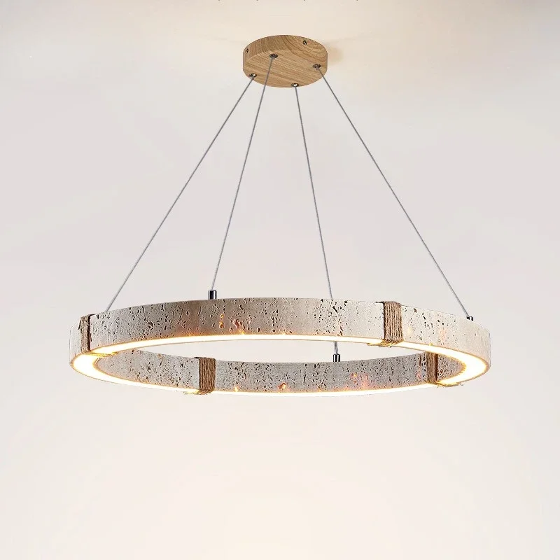

Natural Stone Pendant Lamp Modern Led Hanging Chandelier Light Fixture for Dining Room Bedroom Living Room Home Decor