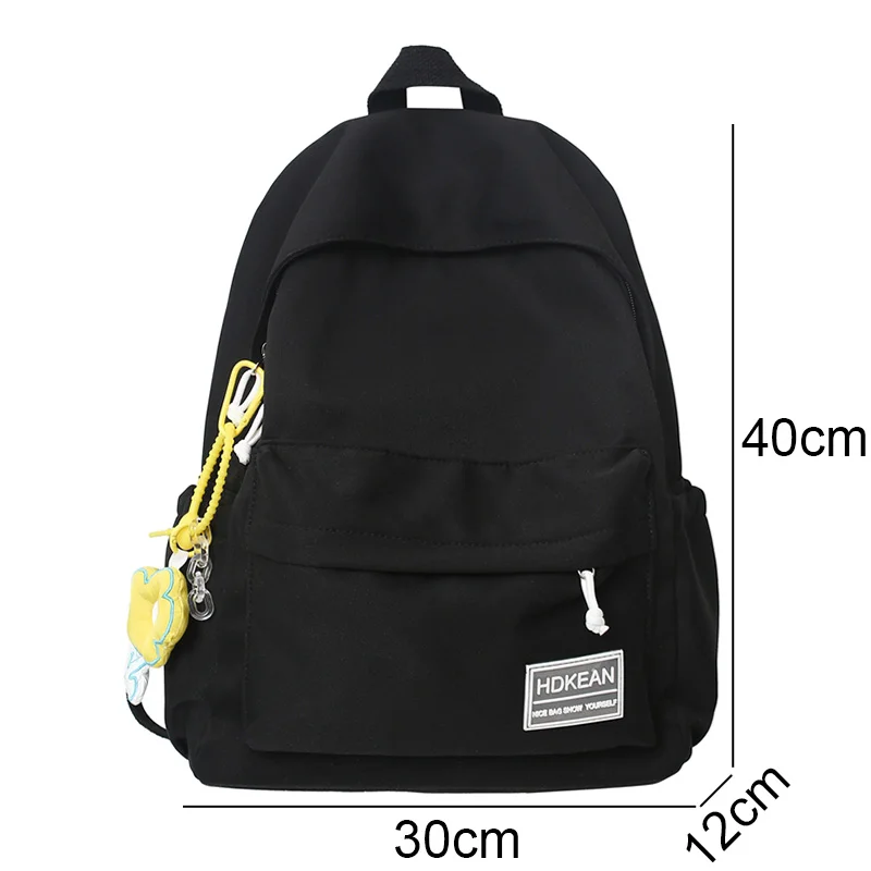 Neue Dame Kawaii Nylon Buch Tasche Weibliche Laptop College Rucksack Trendy Frauen Nette Student Rucksack Mädchen Reise Schule Taschen Mode