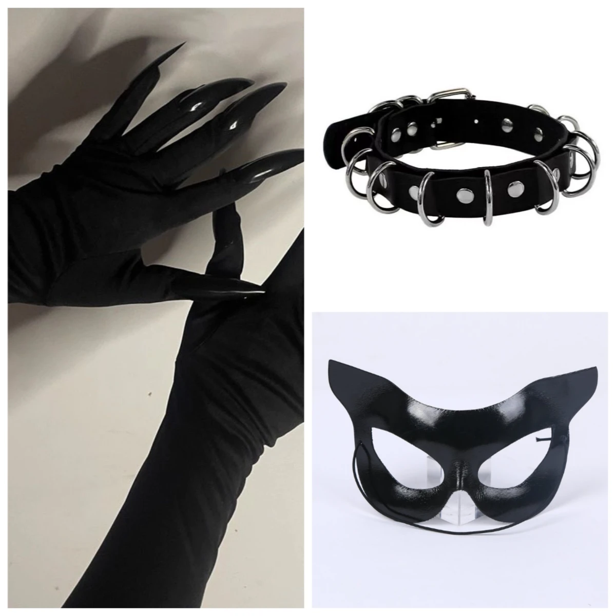 قفازات أظافر طويلة لخادم شياطين الهالوين، صور للحفلات، ديكور لمهرجان الأشباح، دعائم مصاص الدماء