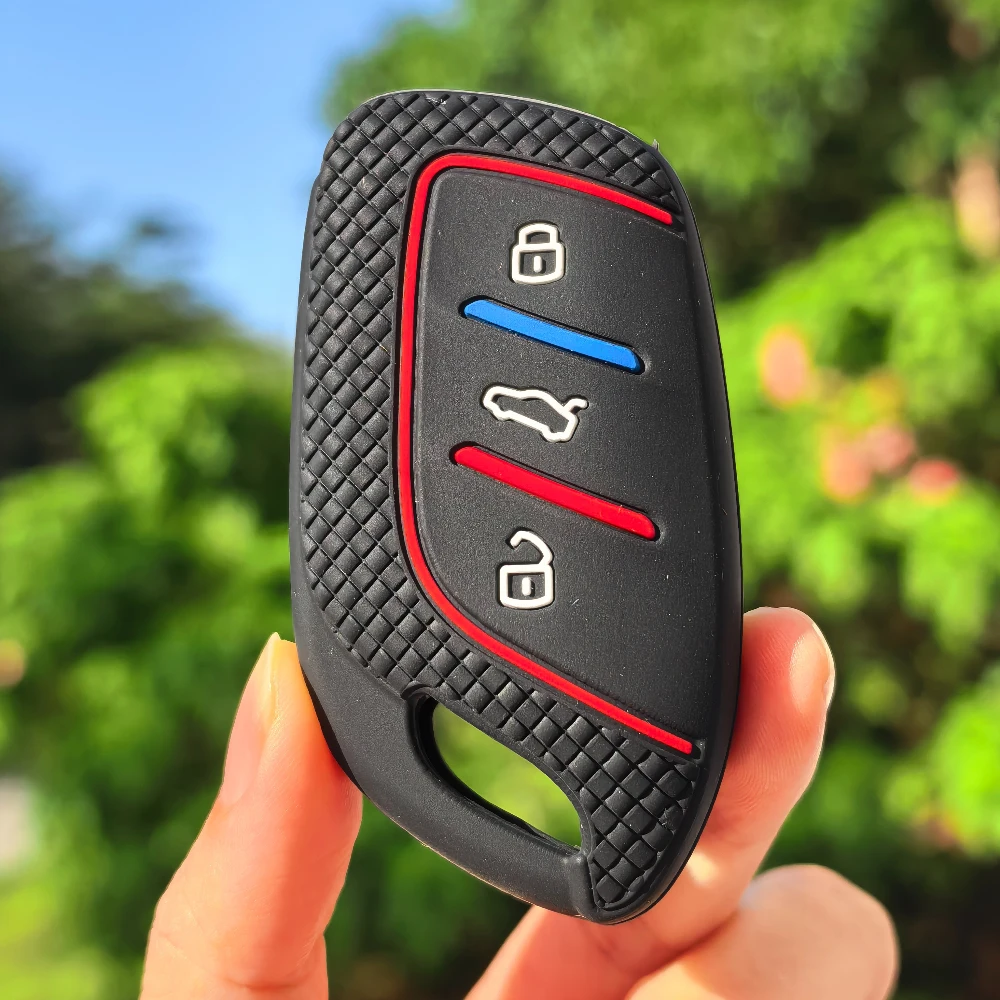 Silicone Fob Key Cover Case for MG 4 2023 Mg4 Ev MG HS GT ZS EV ZX MG5 MG6 for Roewe RX3 RX5 RX8 ERX5 I6 I5 Car Accessories