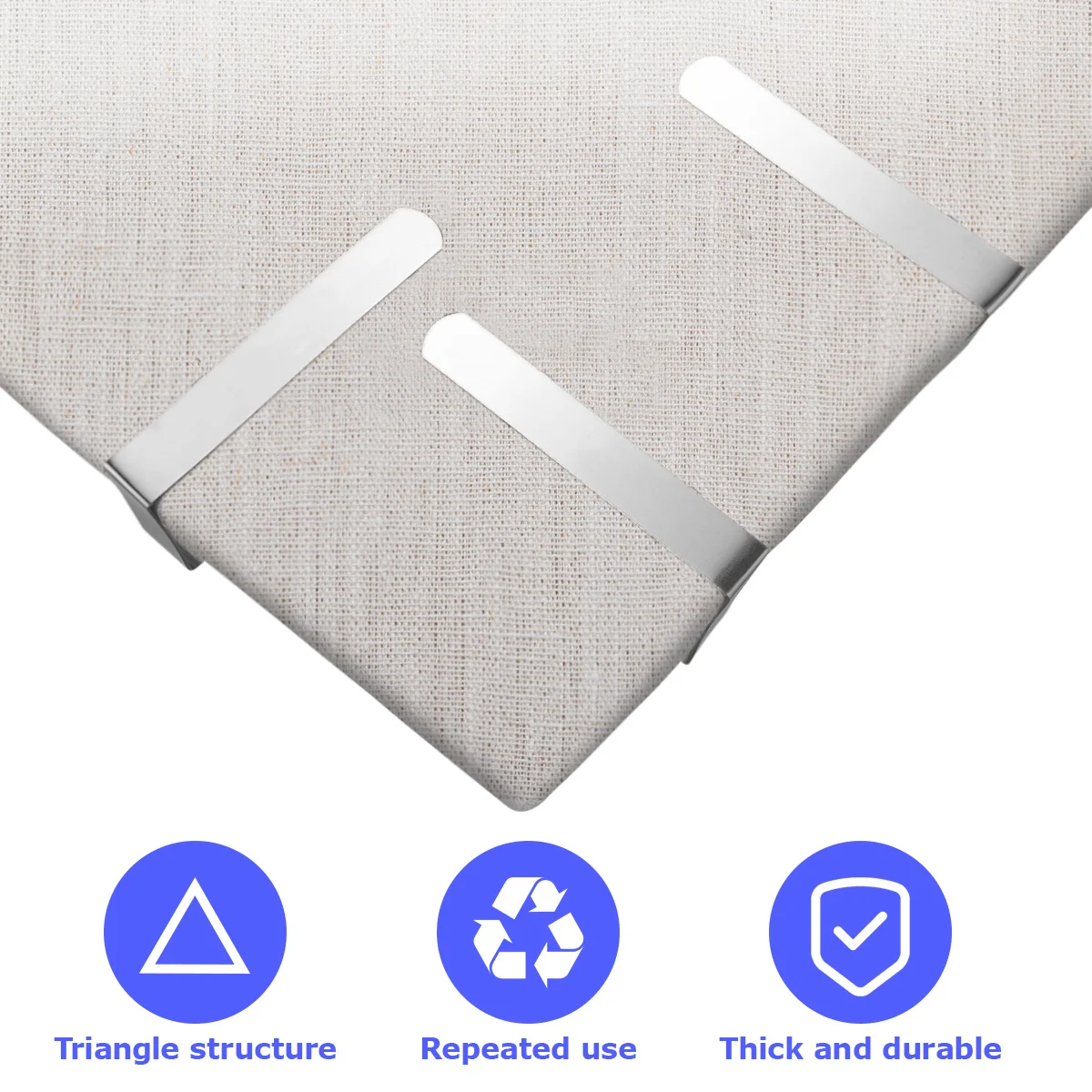 

10Pcs 4.5cm Adjustable Table Cloth Clamps Strong Hold for Picnics Parties Weddings and Outdoor Dining Tablecloth Clips