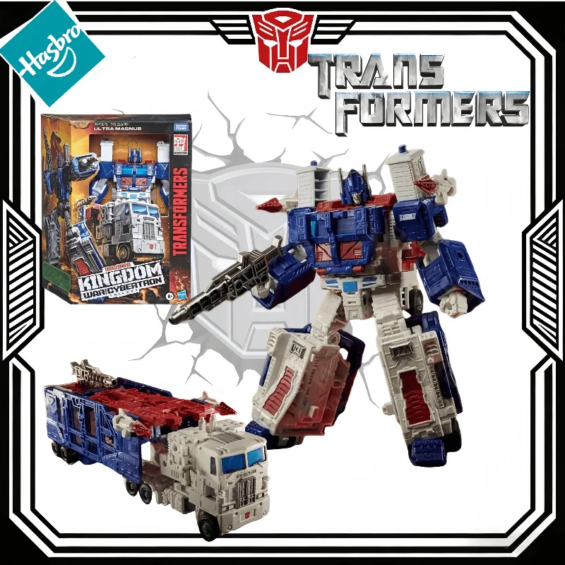 Figura de Anime Original de Hasbro Transformers War for Cybertron Kingdom F0700 Ultra Magnus WFC-K20 Leader Class