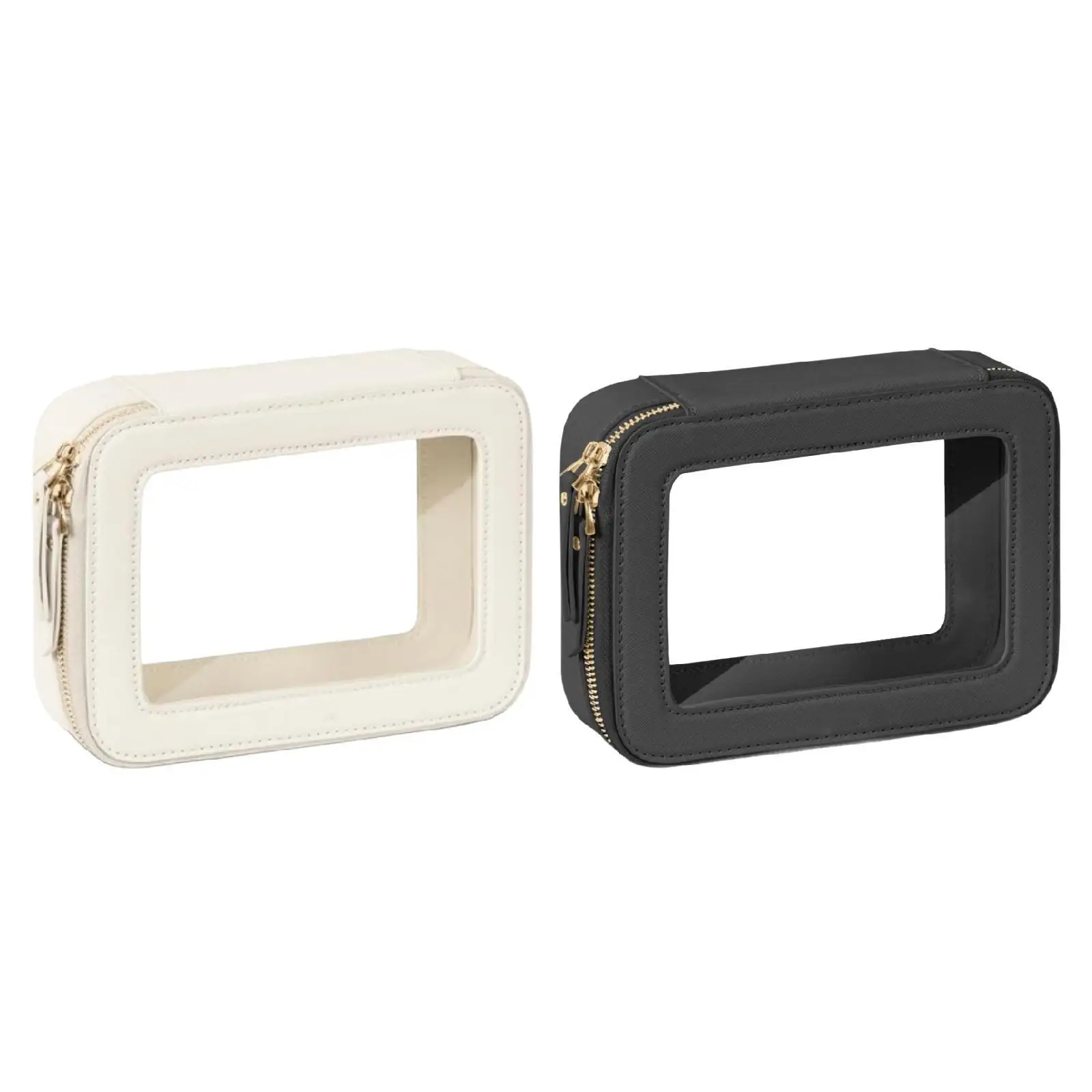 Clear Makeup Bag Small with Zipper Makeup Organizer Cosmetic Bag Wife Mother
