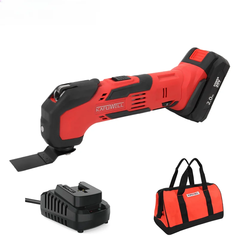 Cordless Electric Oscillating Multi Function Tool For Wood Metal Wall Cutting Battery Powered Oscillating Saw Machine