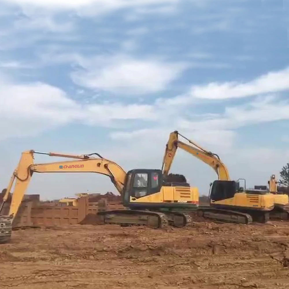 العلامات التجارية 21 طن حفارة مجنزرة هيدروليكية