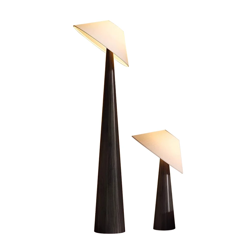 

Nordic Creative Wooden Luxury Floor Lamp Modern Mood Light Bedside Living Room Decoration Solid Wood Standard Light Art Deco
