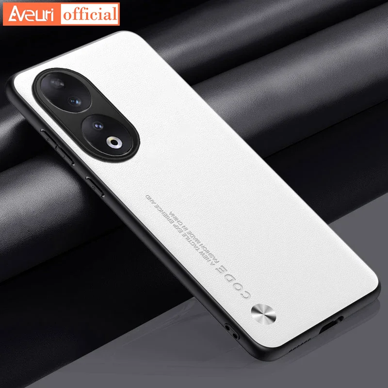 Dla Honor 90 70 50 Honor90 Luksusowe etui ze skóry PU dla Honor 70 50 90 Tylna pokrywa Matowy silikon Pełna ochrona Etui na telefon Coque