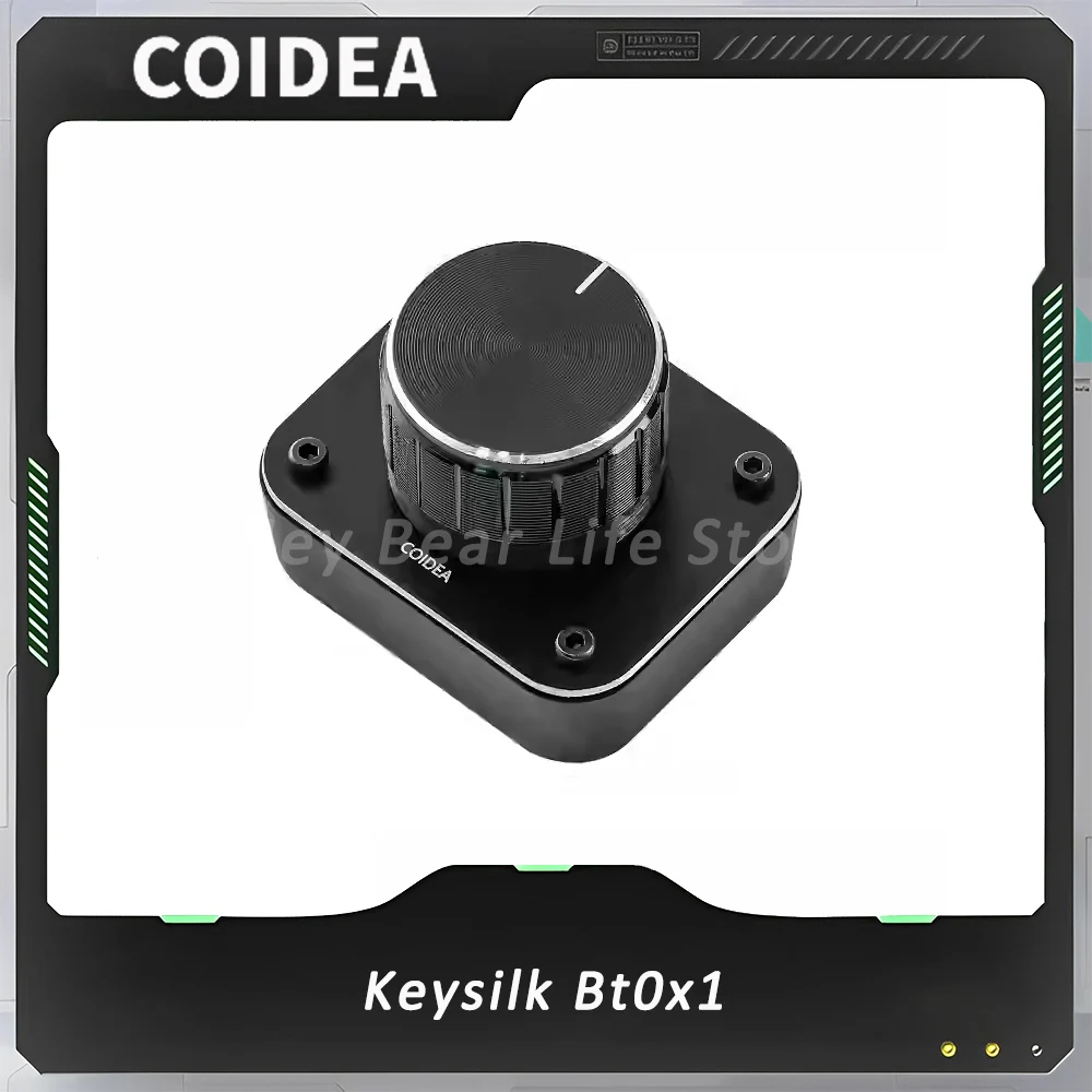 Keysilk Bt0x1 Volumeregelaar Multifunctionele knop Coidea Dial Aangepast 3-modus minitoetsenbord Bedraad 2,4 g Bluetooth Short-Cut