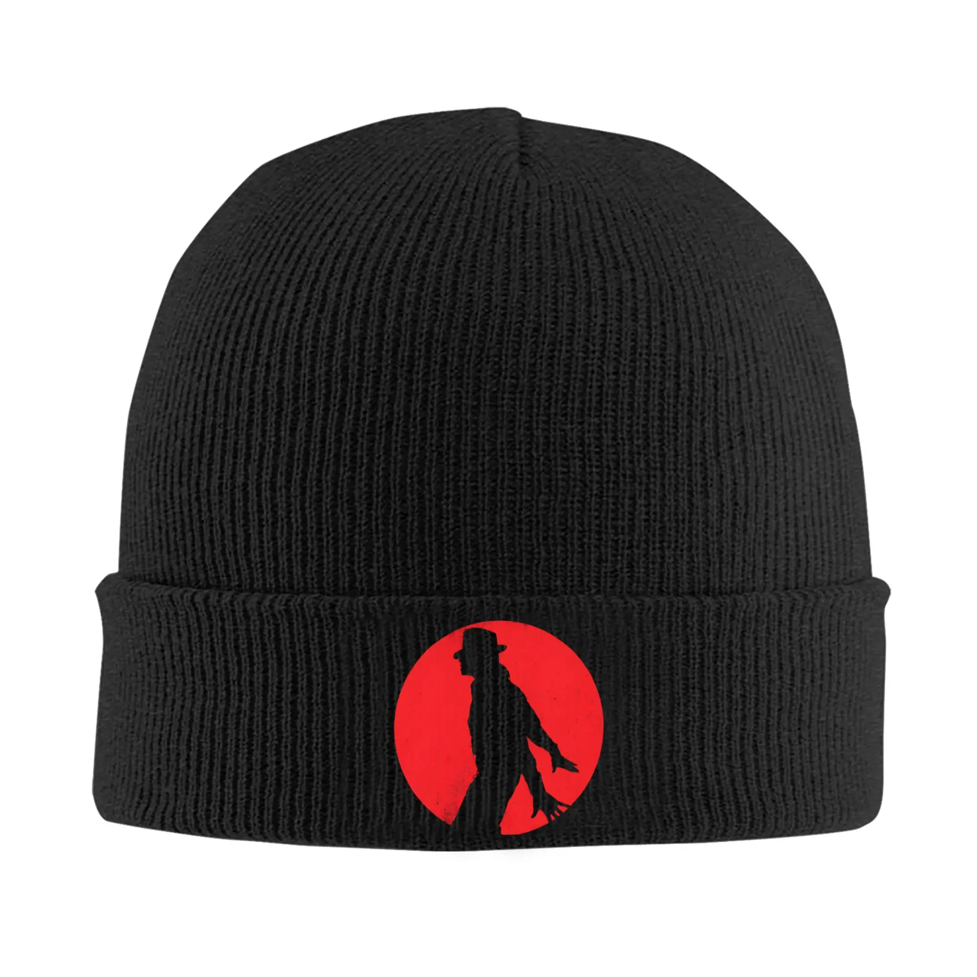 MJ king of pop Silhouette Hat Autumn Winter Skullies Beanies Warm Caps Female Male Acrylic Bonnet,