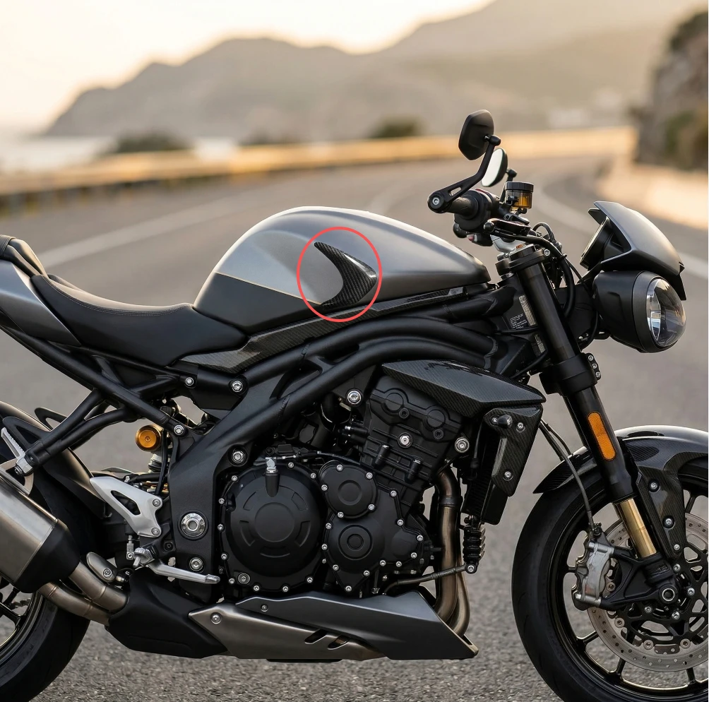 

Защитная накладка на бак и хвост из настоящего карбона для мотоциклов Triumph Speed Triple 1200 RR RS 2021-2025